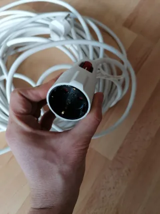 Cable alargador 15m con interruptor