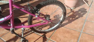 Bicicleta infantil rosa Topbike