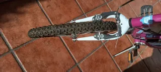 Bicicleta infantil rosa Topbike