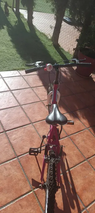 Bicicleta infantil rosa Topbike