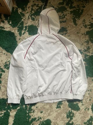 Cortavientos Nike TN Blanco y Rojo