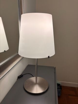 Lámpara Sobremesa Fontana Arte Plata