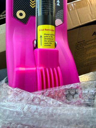 Patinete 3 Ruedas LED sin asiento  Rosa