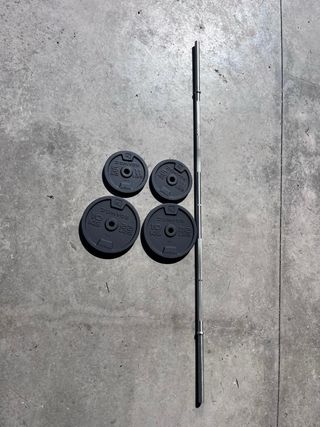 Kit Pesas Decathlon Barra 2m + 30kg