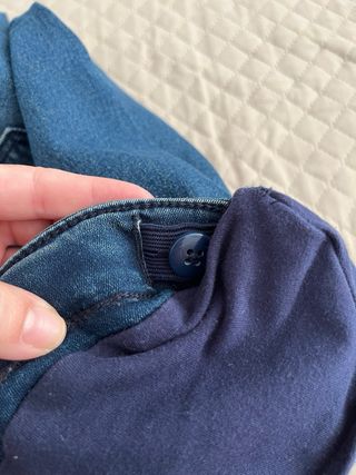 Pantalón vaquero maternidad azul
