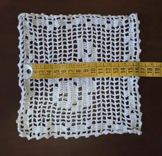 Set 3 centrini uncinetto fatti a mano