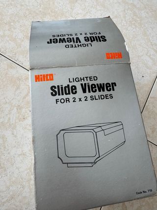 Visor de diapositivas Hitco con luz