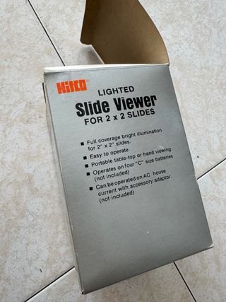 Visor de diapositivas Hitco con luz