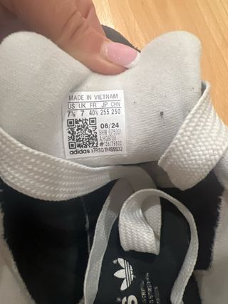 2 ud. Adidas Campus Talla 40 2/3 negro y beige