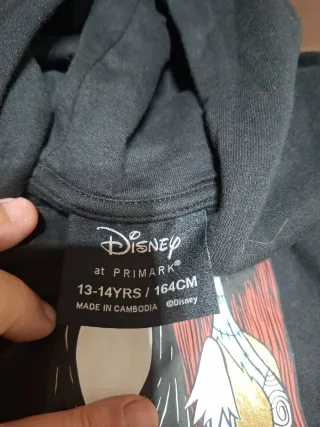 Sudadera Negra Pesadilla Antes de Navidad