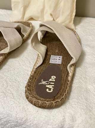 Ciabatte Caido beige taglia 44