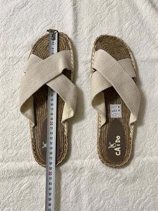 Ciabatte Caido beige taglia 44