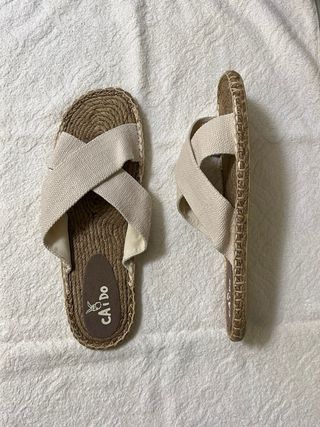 Ciabatte Caido beige taglia 44