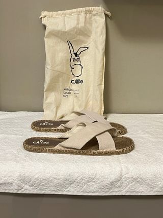 Ciabatte Caido beige taglia 44