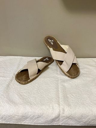 Ciabatte Caido beige taglia 44