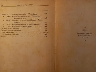 Libro Antiguo Lecciones de Francés
