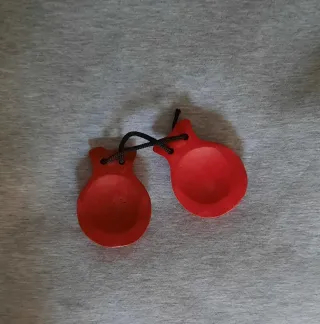 Castañuelas Flamenco Rojas