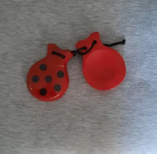 Castañuelas Flamenco Rojas
