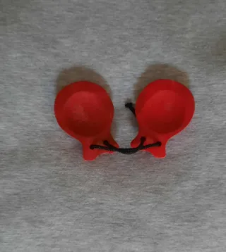 Castañuelas Flamenco Rojas