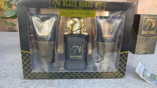 Set Perfume Black Horse para Hombre