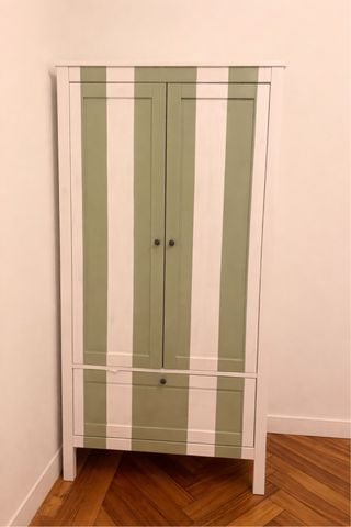 Armario Sundvik Ikea Verde y Blanco