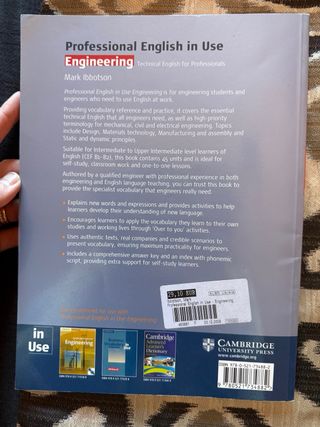 Libro Professional English in Use: Engineering