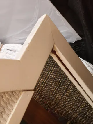 Espejo de pared blanco