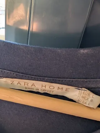 Vestido largo Zara negro mujer