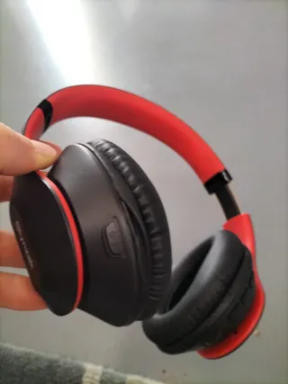Auriculares Glynzak Inalámbricos Negros y Rojos