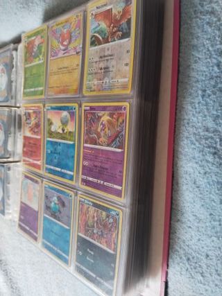 Álbum Cartas Pokémon Reverse antiguas + 300