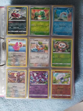 Álbum Cartas Pokémon Reverse antiguas + 300