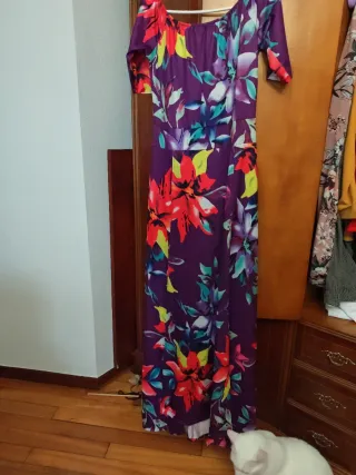 Mono largo estampado floral