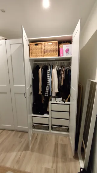 Armario IKEA PAX / FORSAND Blanco