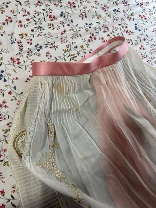 Trajes de Fallera Infantil Azul y Amarillo