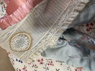 Trajes de Fallera Infantil Azul y Amarillo