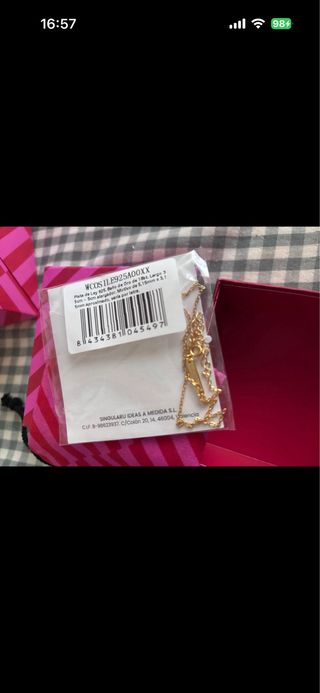 Collar Singularu Plata Letra E Personalizado