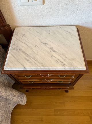 Dormitorio completo madera oscura