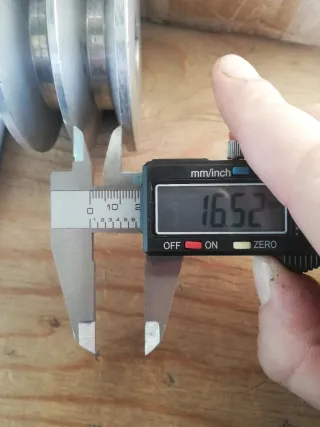 Puleggia Alluminio 2 Gole Albero 24mm