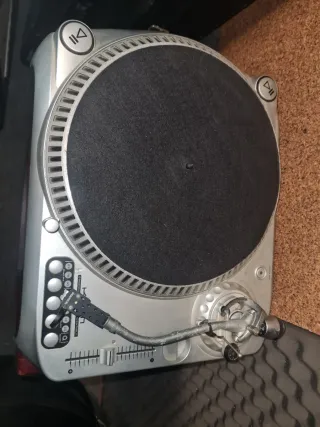 Giradischi DJ/Hi-Fi Argento e Nero