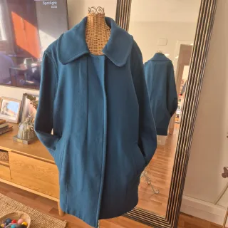 Chaquetón Bimba y Lola azul petróleo