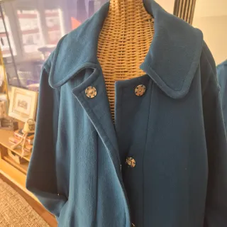 Chaquetón Bimba y Lola azul petróleo