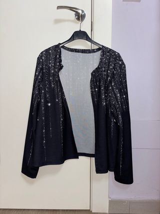 Chaqueta fina estampada