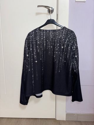 Chaqueta fina estampada