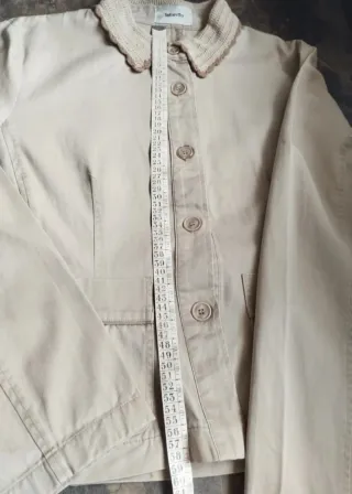 Chaqueta Tintoretto Beige Crochet Vintage