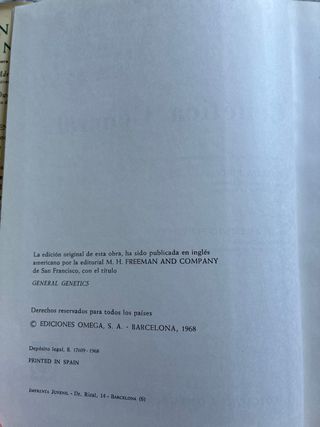 Libro Genetica General