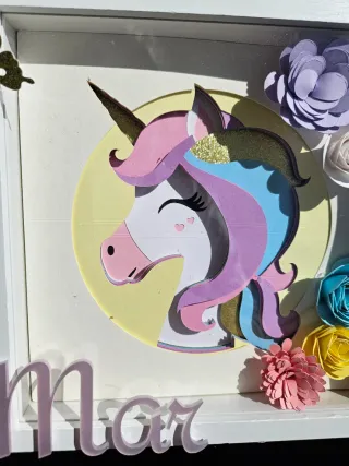 Marco personalizado de unicornio