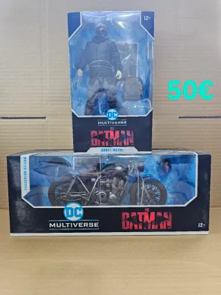 McFarlane The Batman + Batcycle varias vrsns (3)