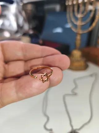 Anillos Estrella de David unisex