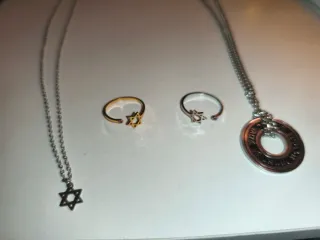 Anillos Estrella de David unisex