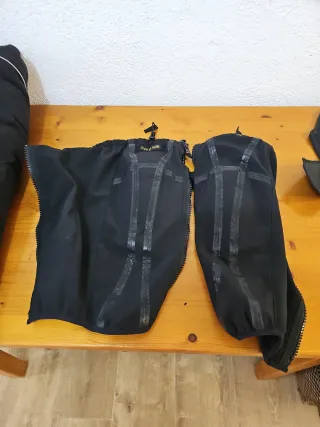 Chaqueta Moto Mujer Negra